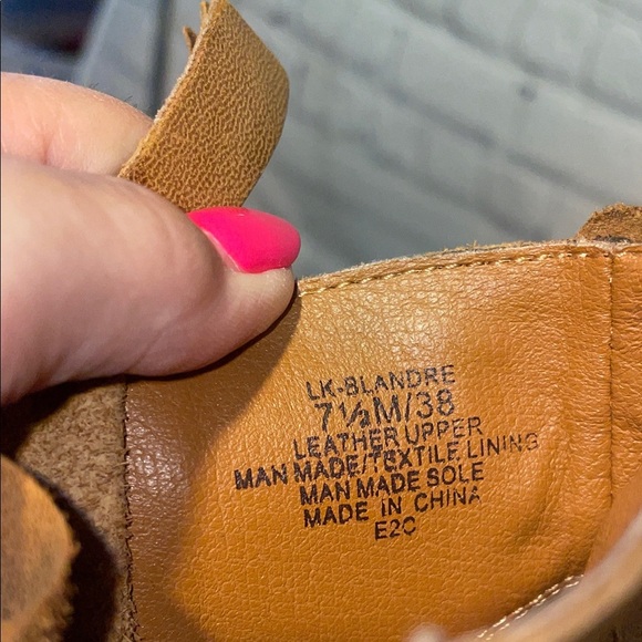 Lucky Brand Blandre Brown Ankle Booties NWT 7.5 - Picture 5 of 9